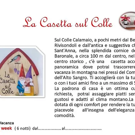 La Casetta Sul Colle Panoramico Ed Elegante 5 Posti A Rivisondoli Holiday home